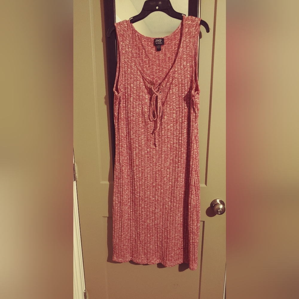JSP Woman Sleeveless, Lace-up Sweater dress